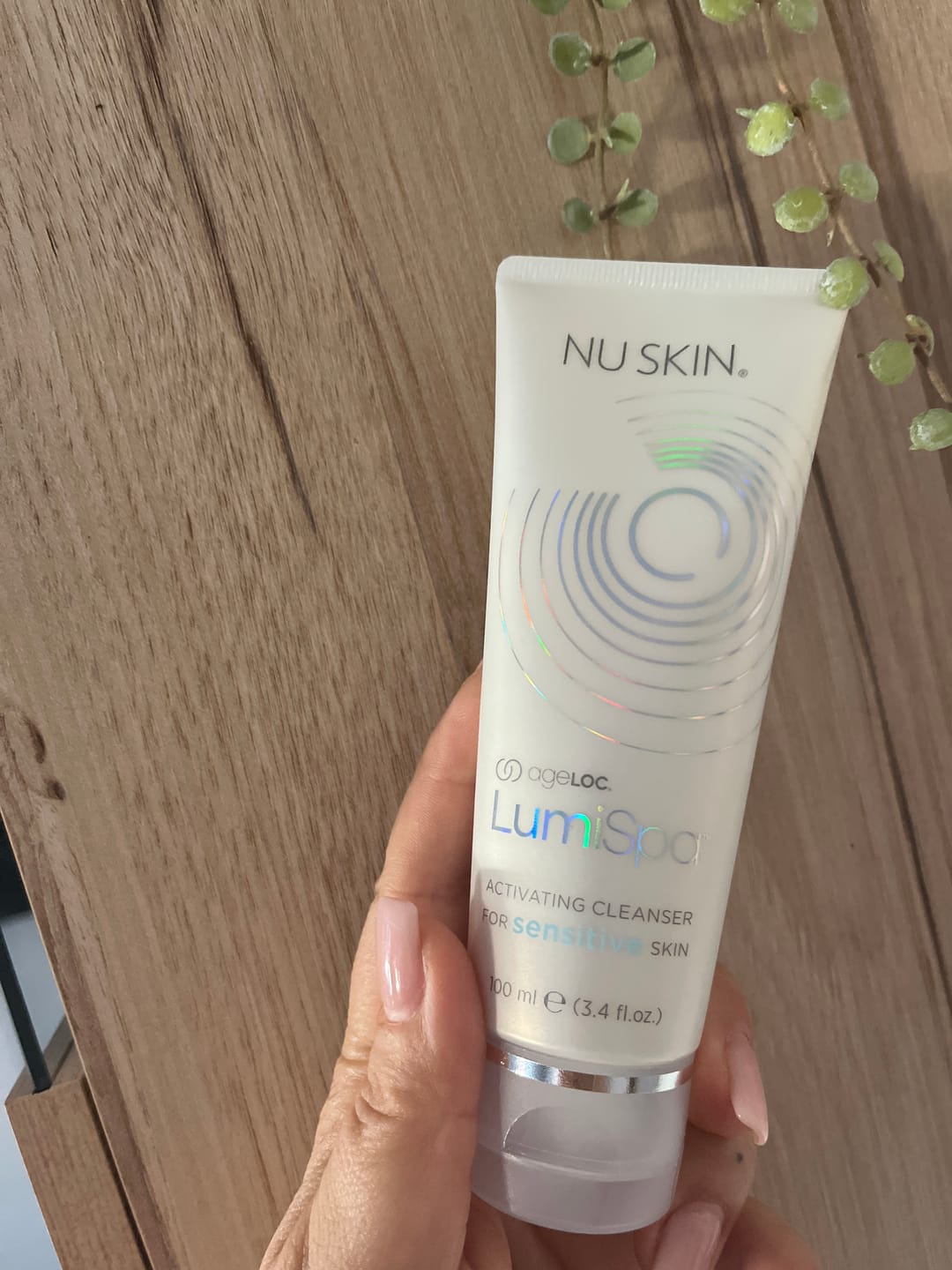 Customer photo review of ageLOC LumiSpa Activating Cleanser