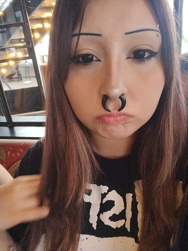 Customer photo review of Amglamm x Eyemoody Pure Black | 6 Months, 2 pcs