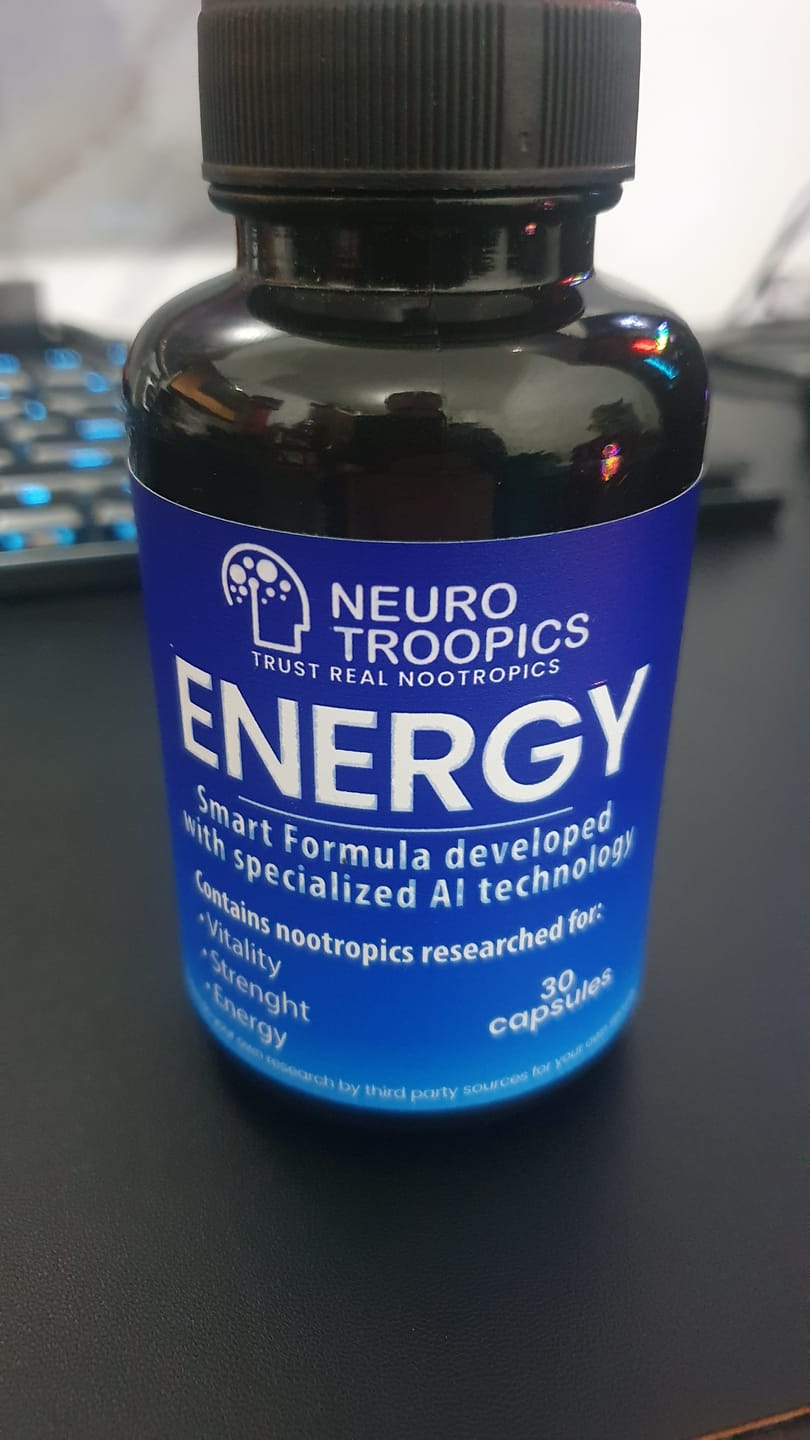 Customer photo review of Neurotroopics  Energy premium