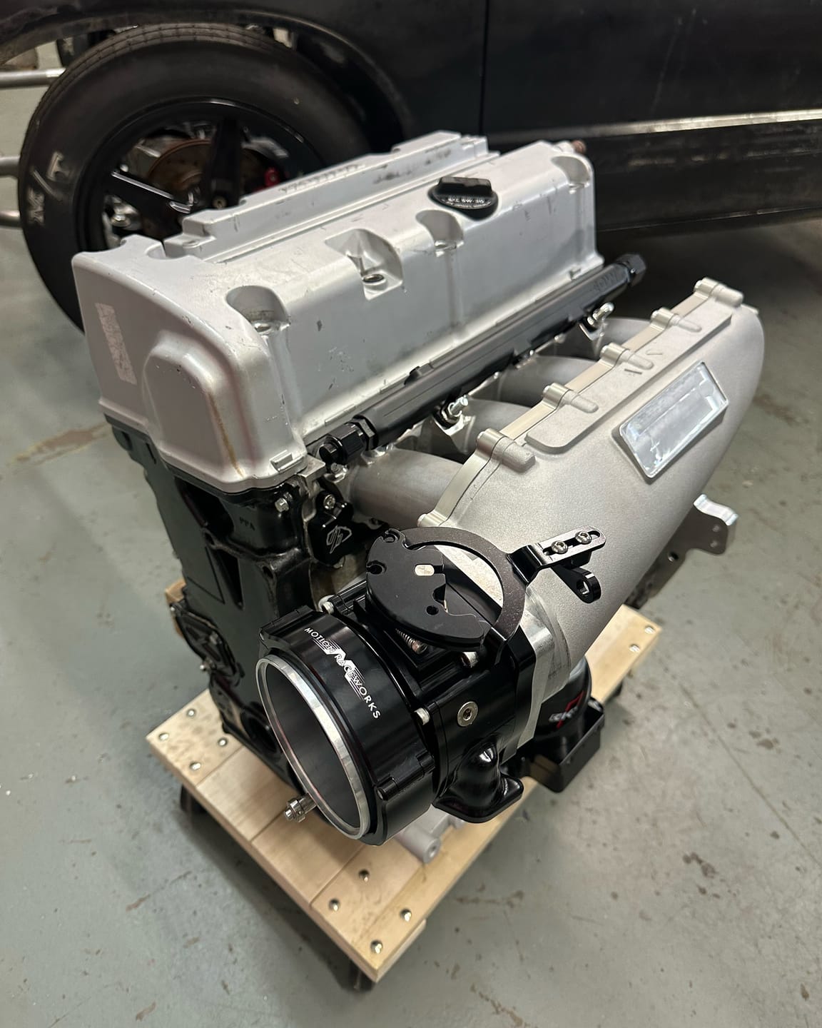 Customer photo review of ICON 92/95mm Cable Drive Throttle Body (Black) w/ Interchangeable Connection