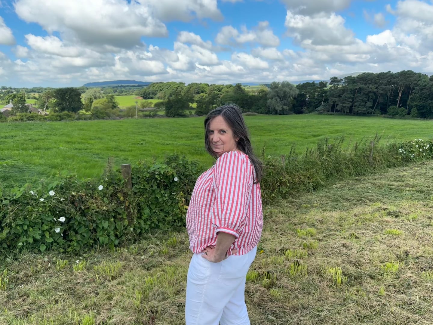 Customer photo review of Wide Stripes Seersucker Fabric