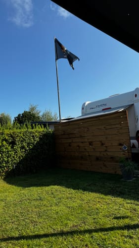 Customer photo review of Fahne inkl. Druck