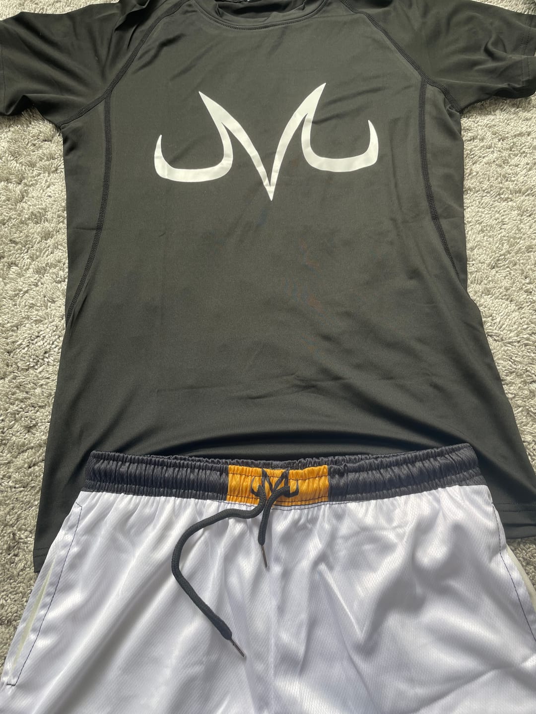 Customer photo review of Majin Vegeta Compression T-Shirt