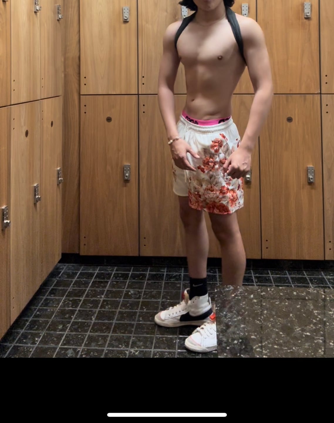 Customer photo review of 1111 -  Skulls & Roses Reversible Shorts