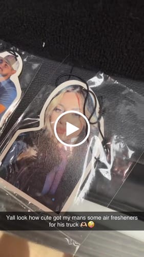 Customer video review of Custom Car Air Freshener