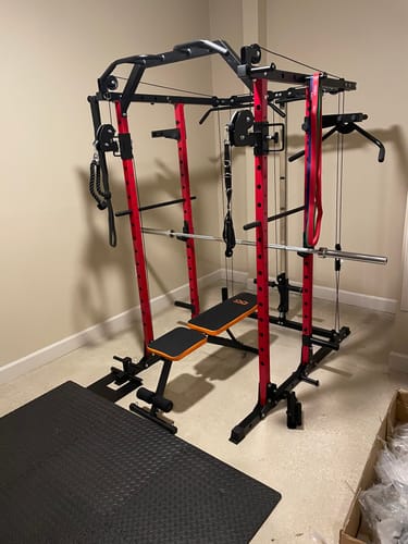 Customer photo review of K6-1.0 All-in-One Power Rack Functional Trainer