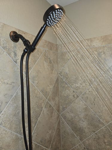 Customer photo review of 1-Spray Handheld Shower Head Set