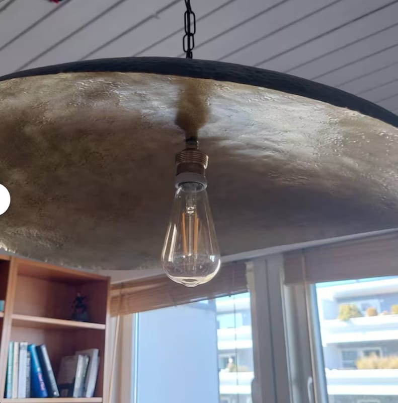 Customer photo review of Antique Pendant Light