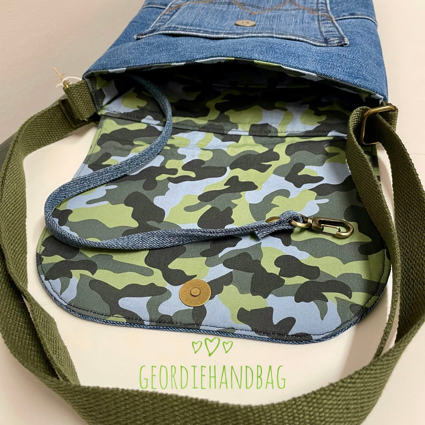 Customer photo review of Camouflage Cotton Fabric