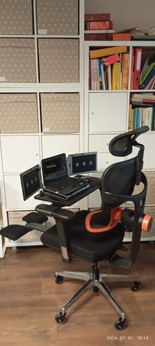 Customer photo review of Newtral NT002 Ergonomic Home Office Chair with Auto-following Lumbar Support