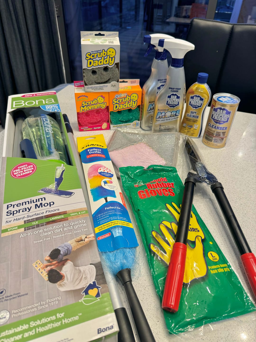 Customer photo review of Double Trio - Bar Keepers Friend x Scrub Daddy