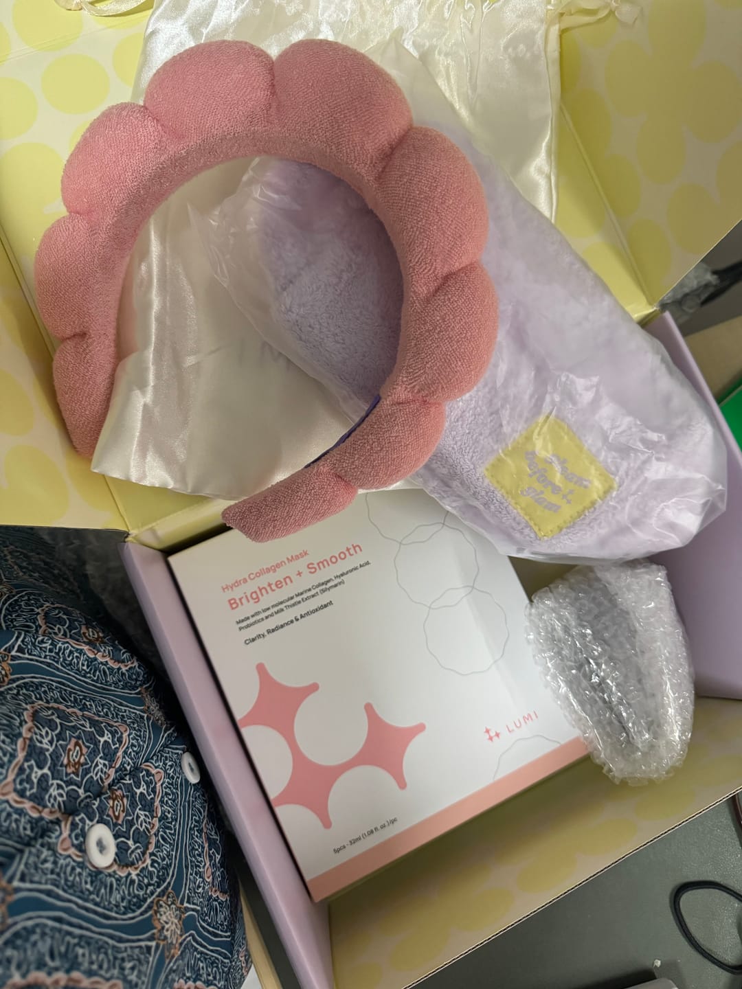 Customer photo review of Hydra Collagen Mask Brighten + Smooth