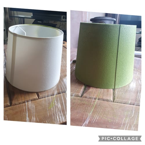 Customer photo review of Fabric Paint -- Olive