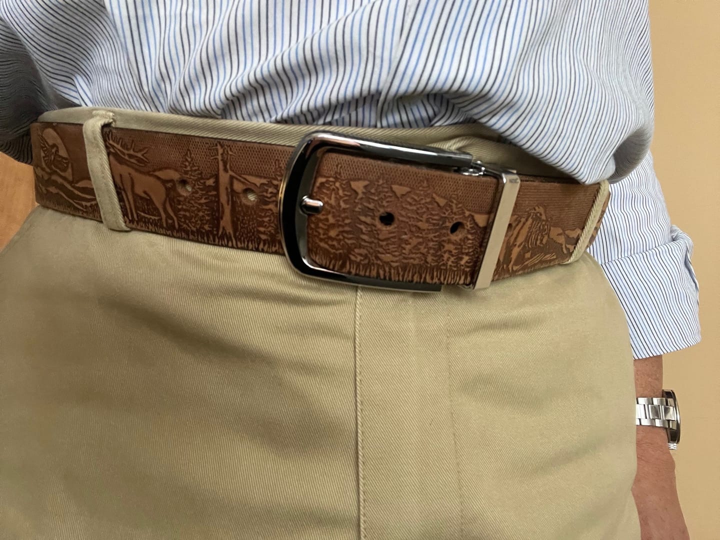 Customer photo review of Mystery Box  - Two Less Than Perfect Full-Grain Leather Belts