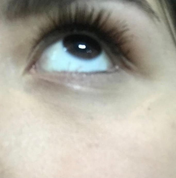 Customer photo review of Suero crecimiento de pestañas y cejas
