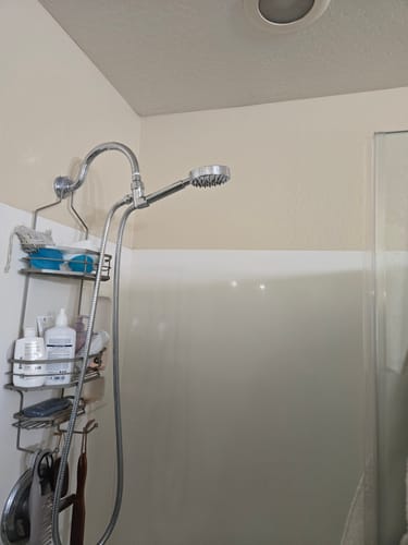 Customer photo review of 1-Spray Handheld Shower Head Set