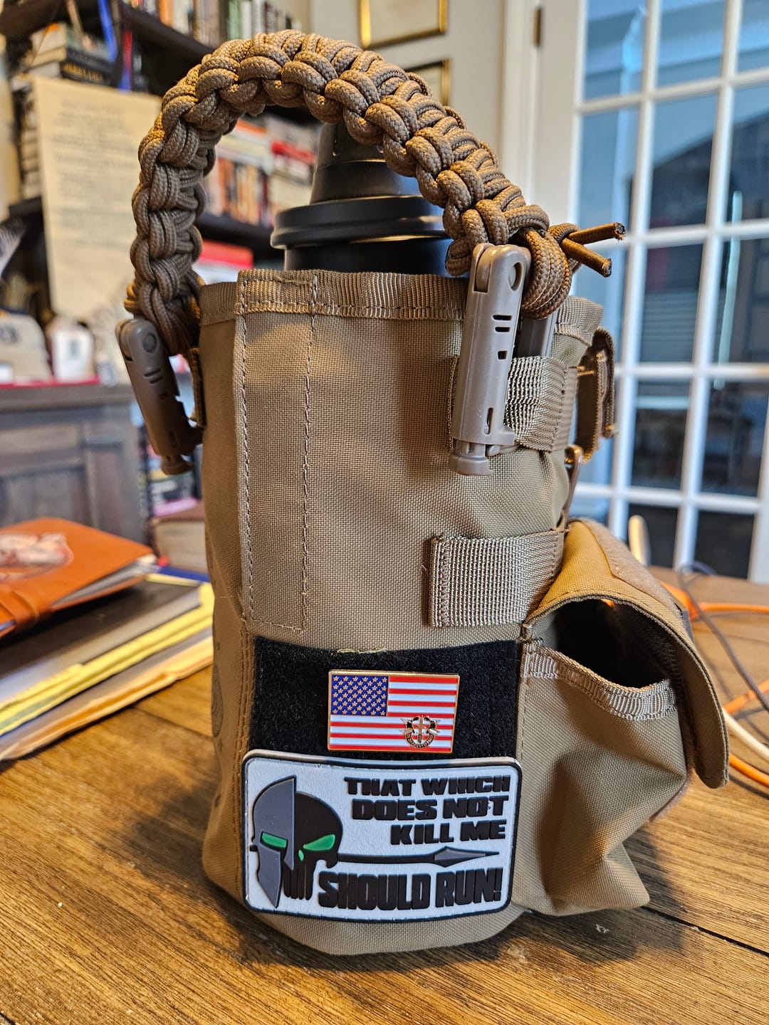 Customer photo review of Battle Bottle Sleeves - 64oz