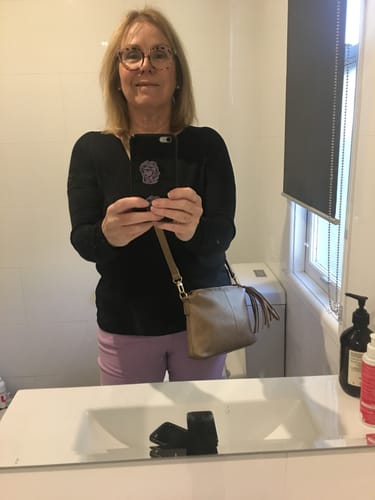 Customer photo review of Baby Daisy Crossbody Bag
