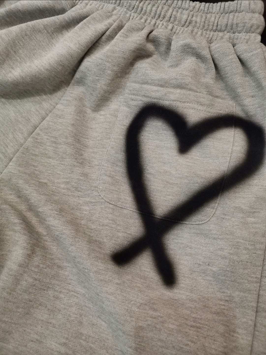 Customer photo review of Aelfric Eden Graffiti Heart Baggy Sweatpants