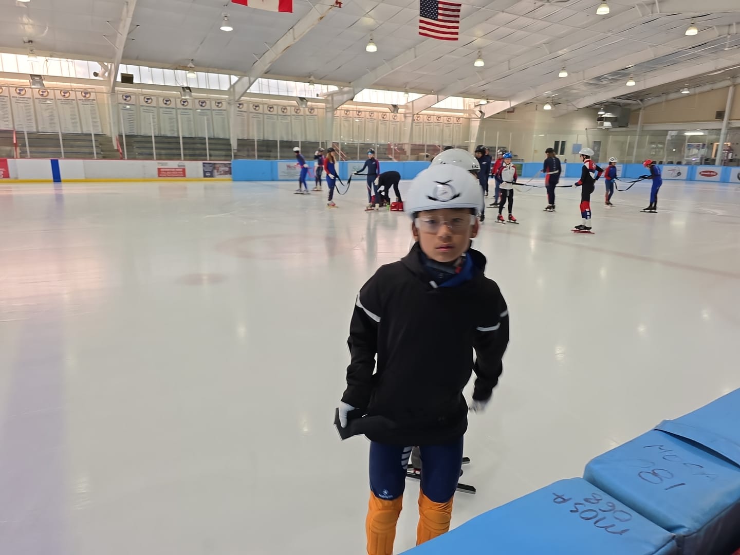 Customer photo review of Short Track Speed Skating Helmet