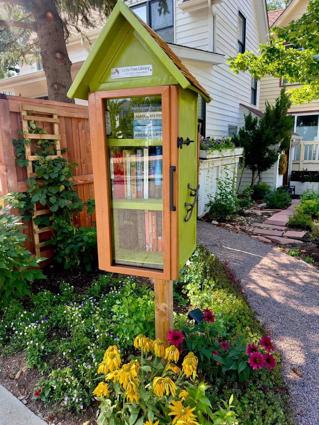 Customer photo review of Little Free Library Official Charter Sign