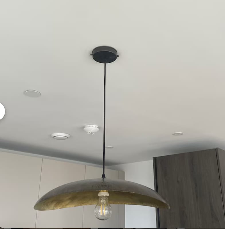 Customer photo review of Antique Pendant Light