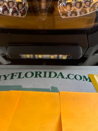 Customer photo review of Number Plate Light