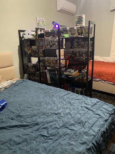 Customer photo review of Μεγάλη Βιβλιοθήκη Ράφι για Σαλόνι Γραφείο Vintage Καφέ   LL-S107B01