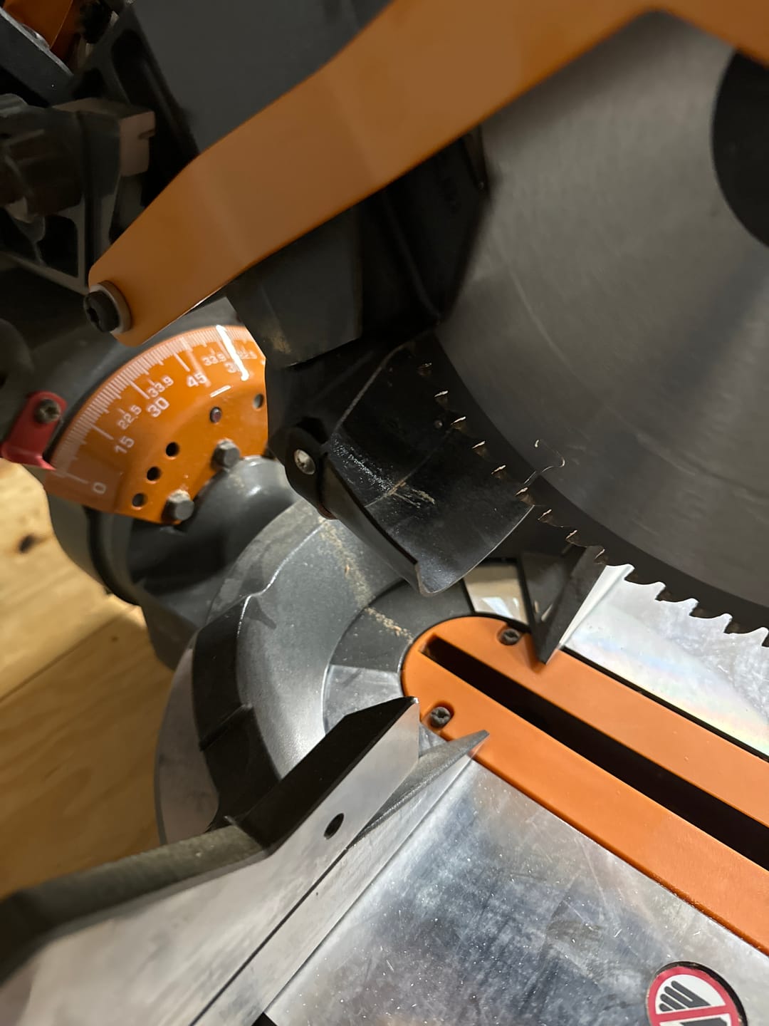 Customer photo review of Ridgid & Delta Cruzer 10” Miter Saw Dust Collection