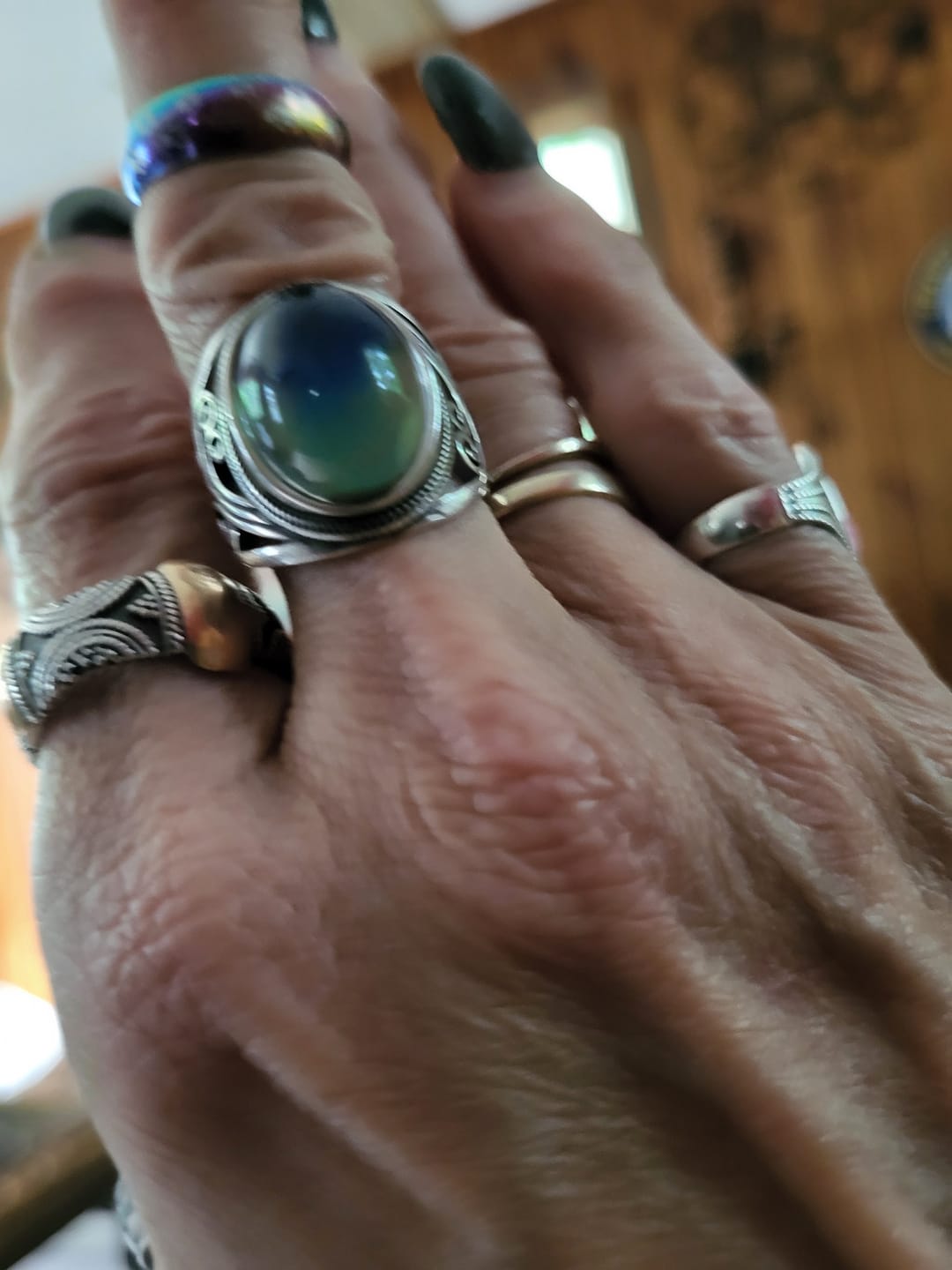 Customer photo review of New-Age Mood Ring