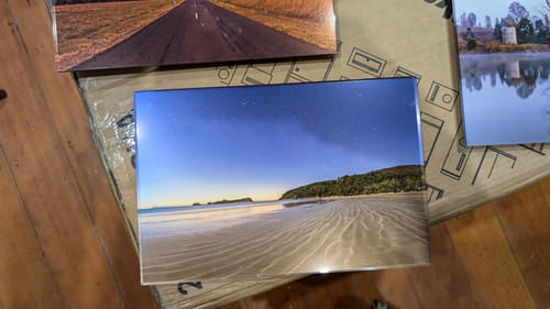 Customer photo review of Set of 3 Acrylic Mounting Panels - (3) 20 x 30 cm Package Deal