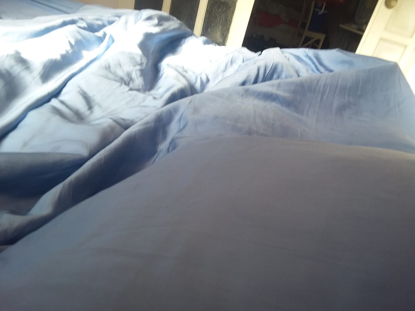 Customer photo review of Muscle Mat Easy-Make Luxury Bed Sheet Set