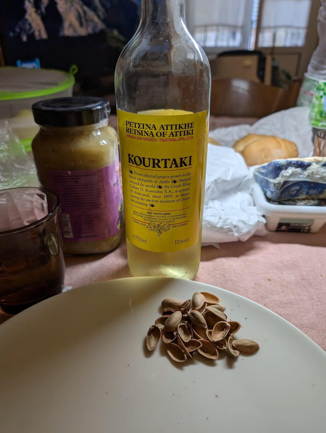 Customer photo review of Retsina Wine Kourtaki - 750ml