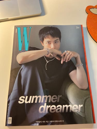 Customer photo review of BTS JIN - W KOREA MAGAZINE 2024 VOLUME 7 ISSUE COVER A