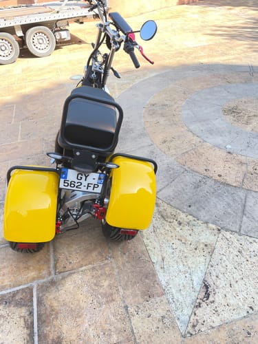 Customer photo review of Tricycle électrique 3 roues CP-7.0 – modèle biplace avec grande autonomie (20Ah/40Ah)
