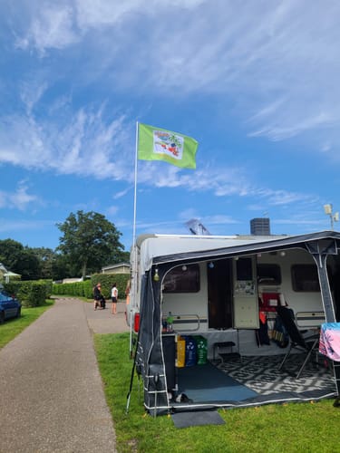 Customer photo review of Fahne inkl. Druck