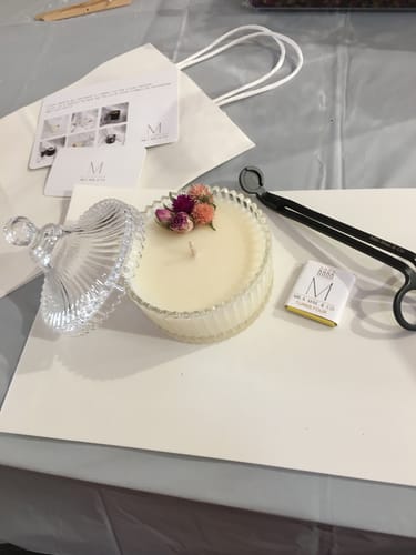 Customer photo review of 4th Birthday Candle Making Event