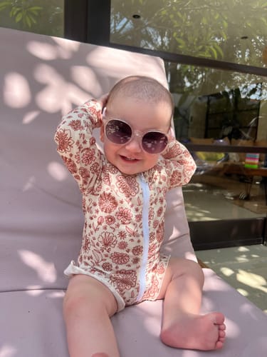 Customer photo review of Tia Floral Print Swimsuit