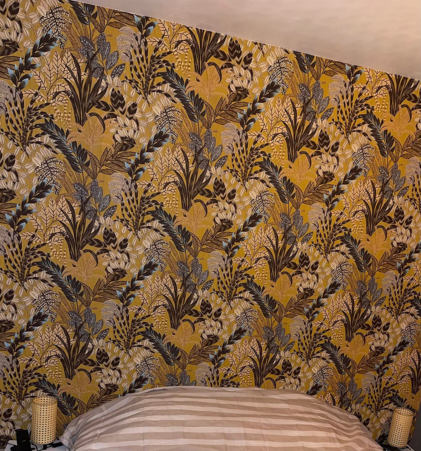 Customer photo review of Capetown Jungle Wallpaper - Yellow