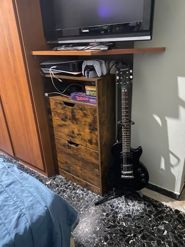 Customer photo review of Ντουλάπι Παπουτσιών Έπιπλο Εισόδου Στενή Παπουτσοθήκη Παπουτσοθήκες vintage καφέ    LB-C040X01