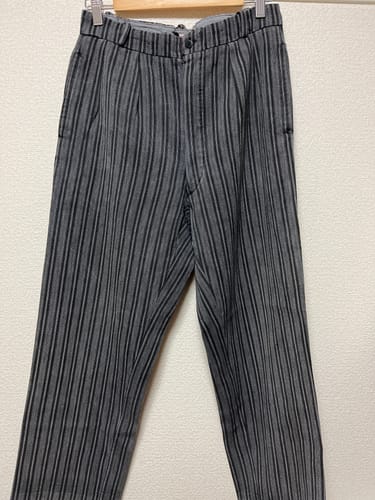 Customer photo review of 【~50’s】French Vintage 2 Tuck Cotton Striped Work Pants