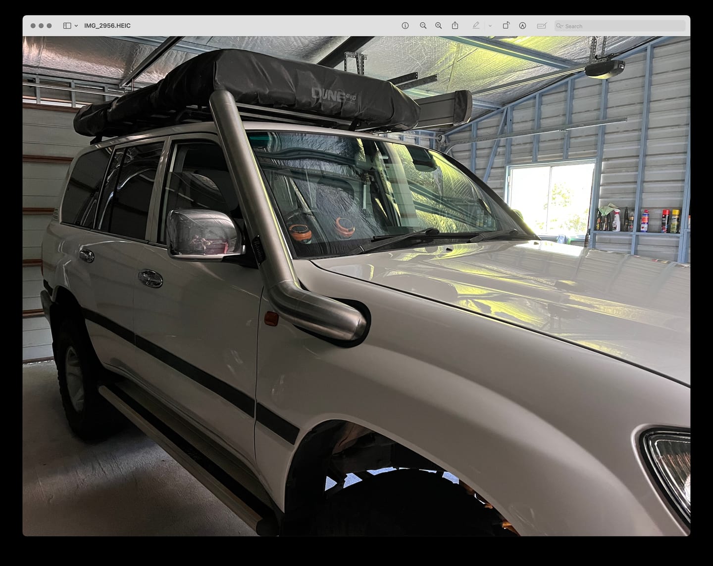 Customer photo review of 100/105 Series Landcruiser Snorkel