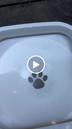 Customer video review of Spildfri hundeskål, 1,5 Liter