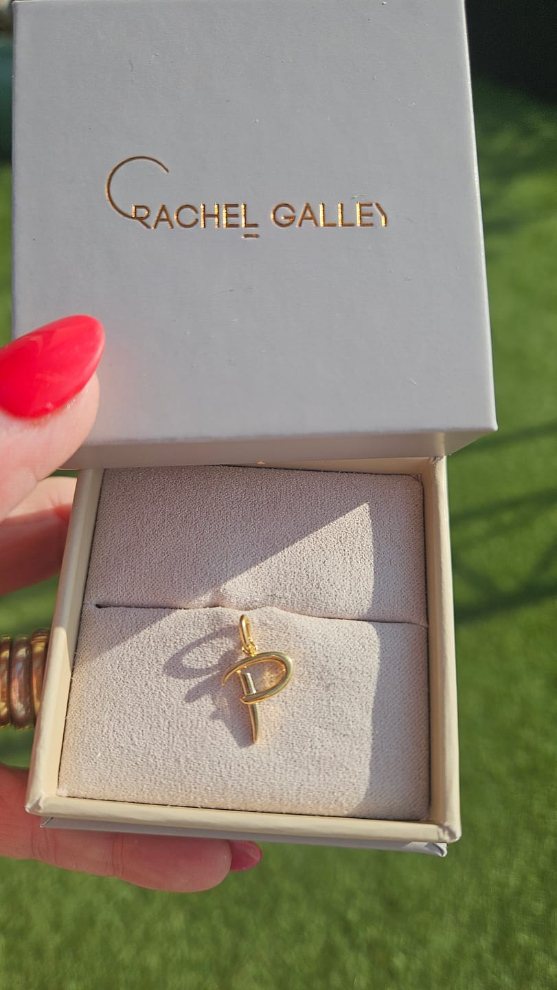 Customer photo review of Molto Initial Charm Pendants