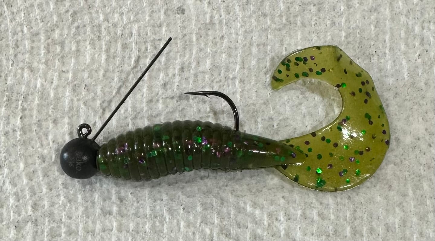 Customer photo review of 200% Sensitive Tungsten Weedless Ball Jig Head | Bulk Pack