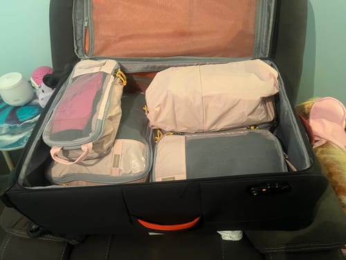 Customer photo review of Bagsmart Compression Packing Cubes