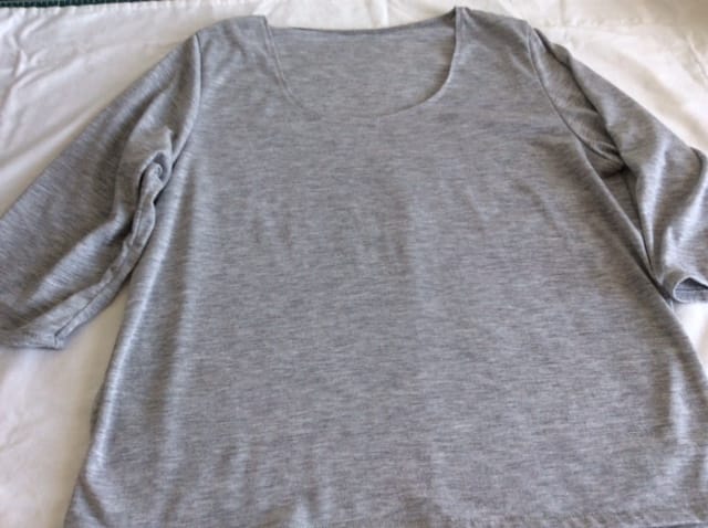 Customer photo review of Lightweight Variegated PolyViscose Jersey Fabric