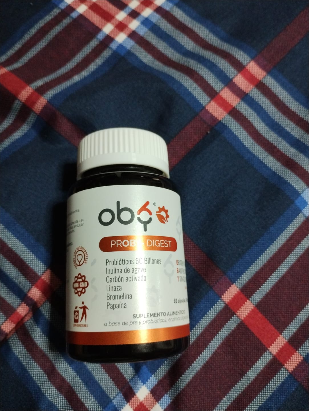 Customer photo review of Proby Digest | 60 billones Probioticos y Prebioticos inulina Agave, Enzimas digestivas, Fibra, Carbon Cascara Coco