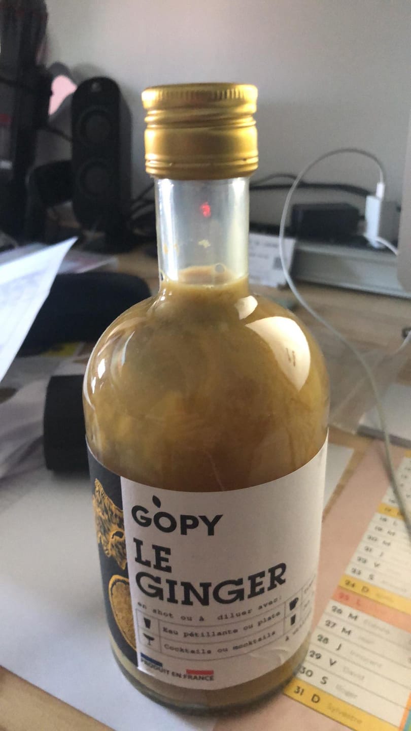 Customer photo review of Le Ginger Gopy 500ML BIO