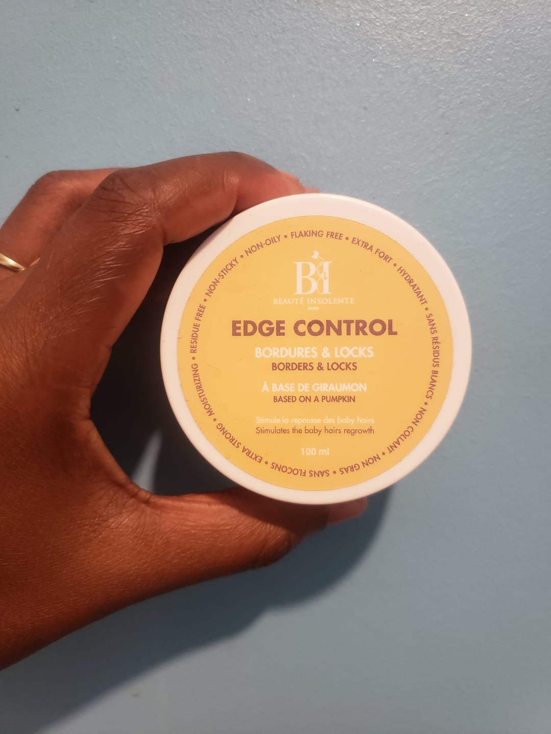 Customer photo review of GEL BORDURE HYDRATANT
